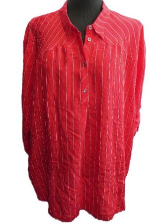 ULLA POPKEN     NEU: Gr. 52 54 56 rote Tunika Bluse s. Masse