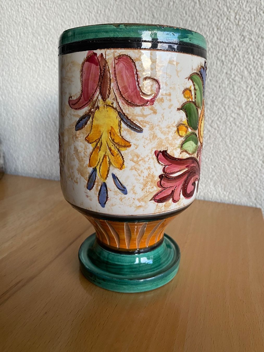 Vasen & Gefässe: ältere schwere Keramik Vase Handarbeit – Gebraucht aus Schwarzenburg von Michellu 5