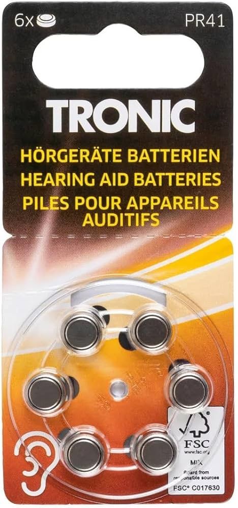 Caricatori & Batterie: Hörgerätebatterie Tronic PR41 Pack – Usato da Volketswil venduto da markdenzler