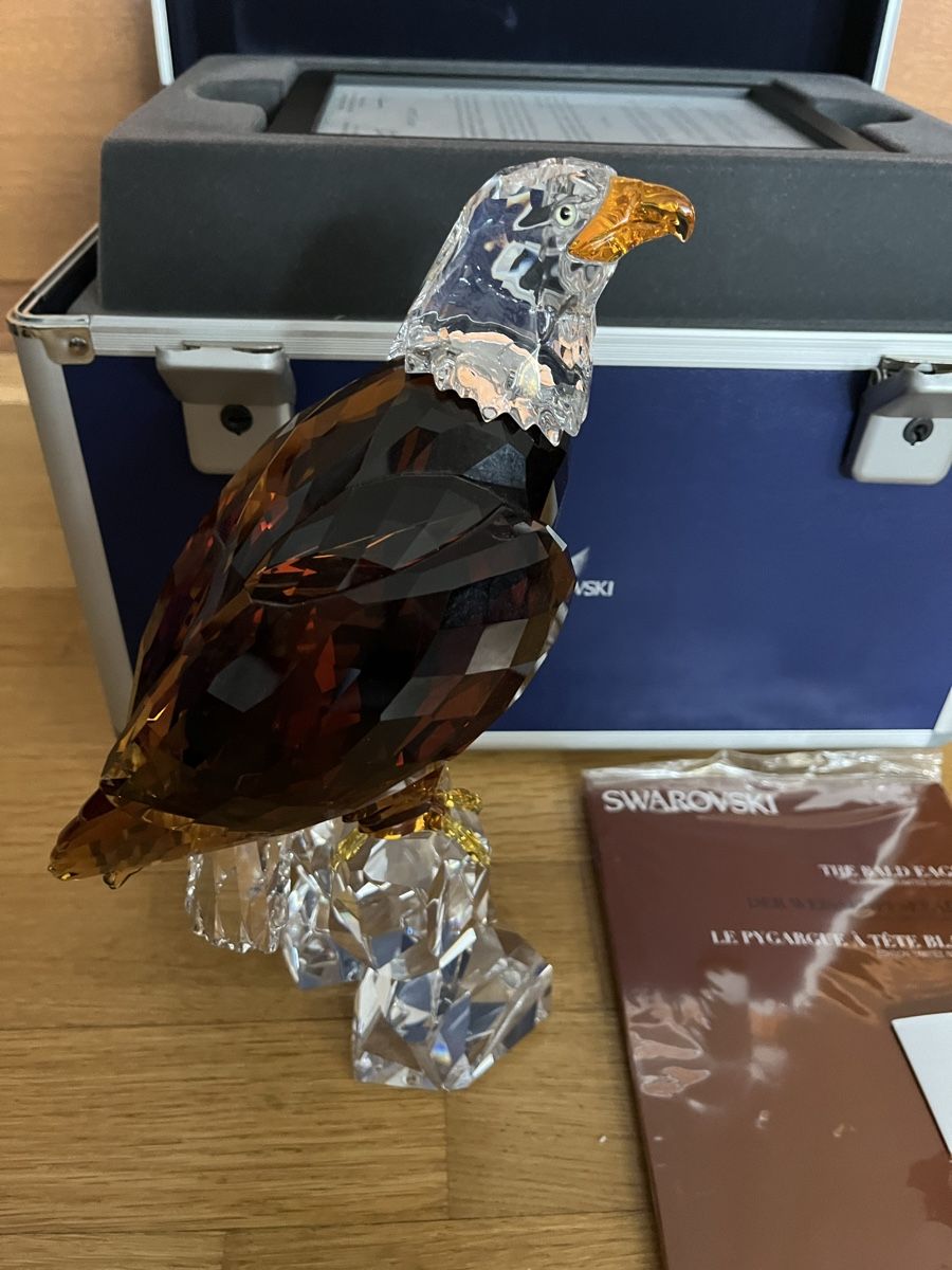 Swarovski Statuette: Bald Eagle Swarovski Figur Limited Edition 2011 – Nuovo e nell'imballaggio originale da Allenwinden venduto da Lb3 1
