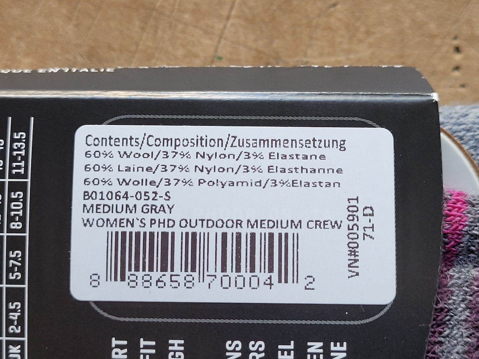 Smartwool Calze: 3 Paar Wandersocken Smartwool Medium Cushion, 60% Wolle, S – Nuovo e nell'imballaggio originale da Zürich venduto da Engiadinabassa 5