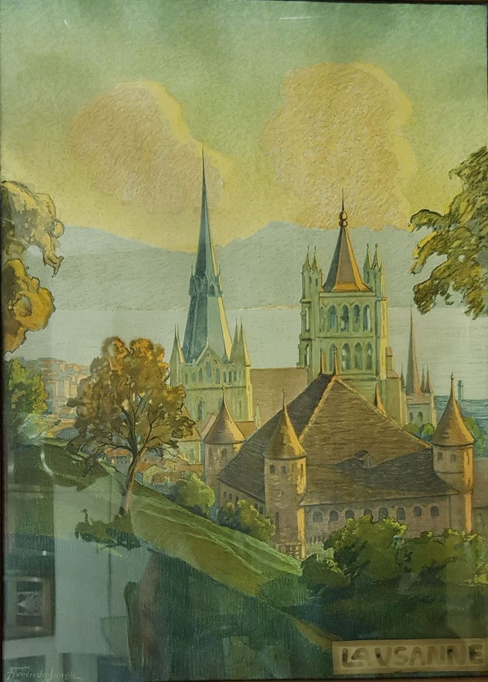 Dipinti: affiche Lausanne par De Jongh – Usato da Lausanne venduto da leneko 2
