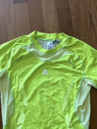 Herren T-Shirt Adidas ClimaCool Grösse S gelb guter Zustand