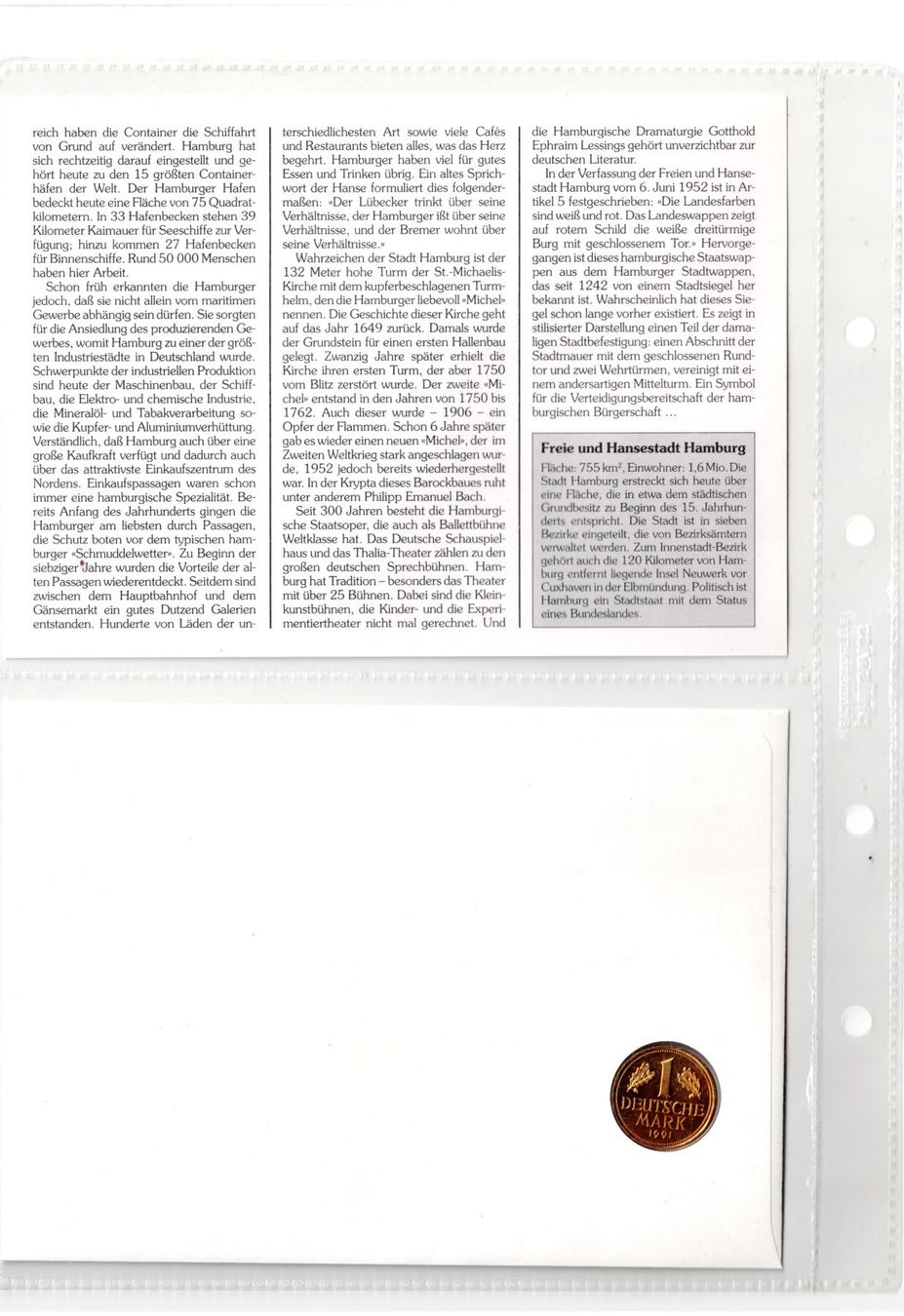 Alle Münzen: Hamburg_Wappen BRD_mit Beschreibung – Gebraucht aus Hombrechtikon von Fraese01 3