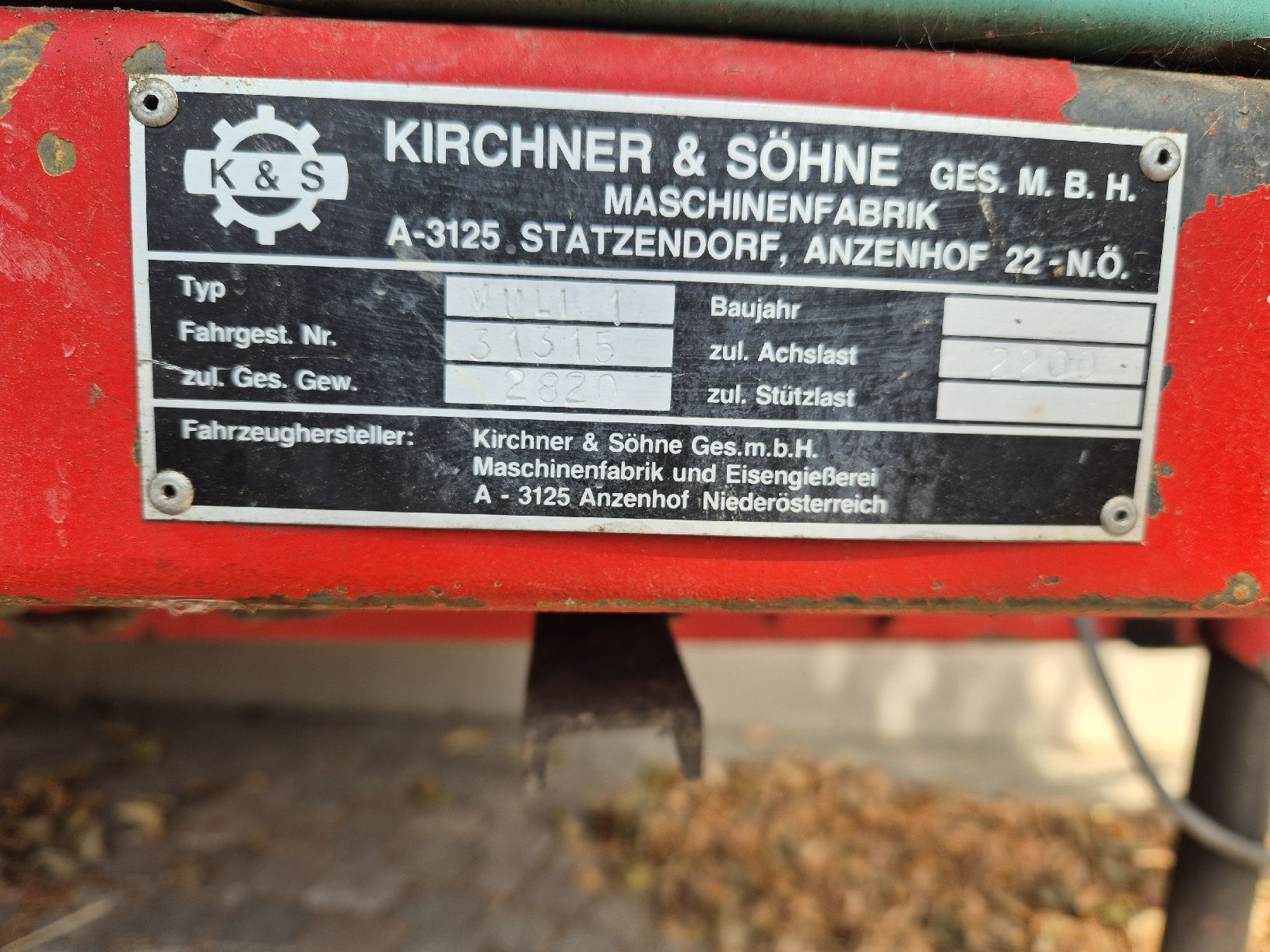 Épandeurs d'engrais: Mistzetter Miststreuer Kirchner – D'occasion à Tecknau par johni6200 4
