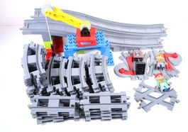 Lego Duplo Eisenbahn Schienen, Brücke, Weichen, Kran, Kreuzu