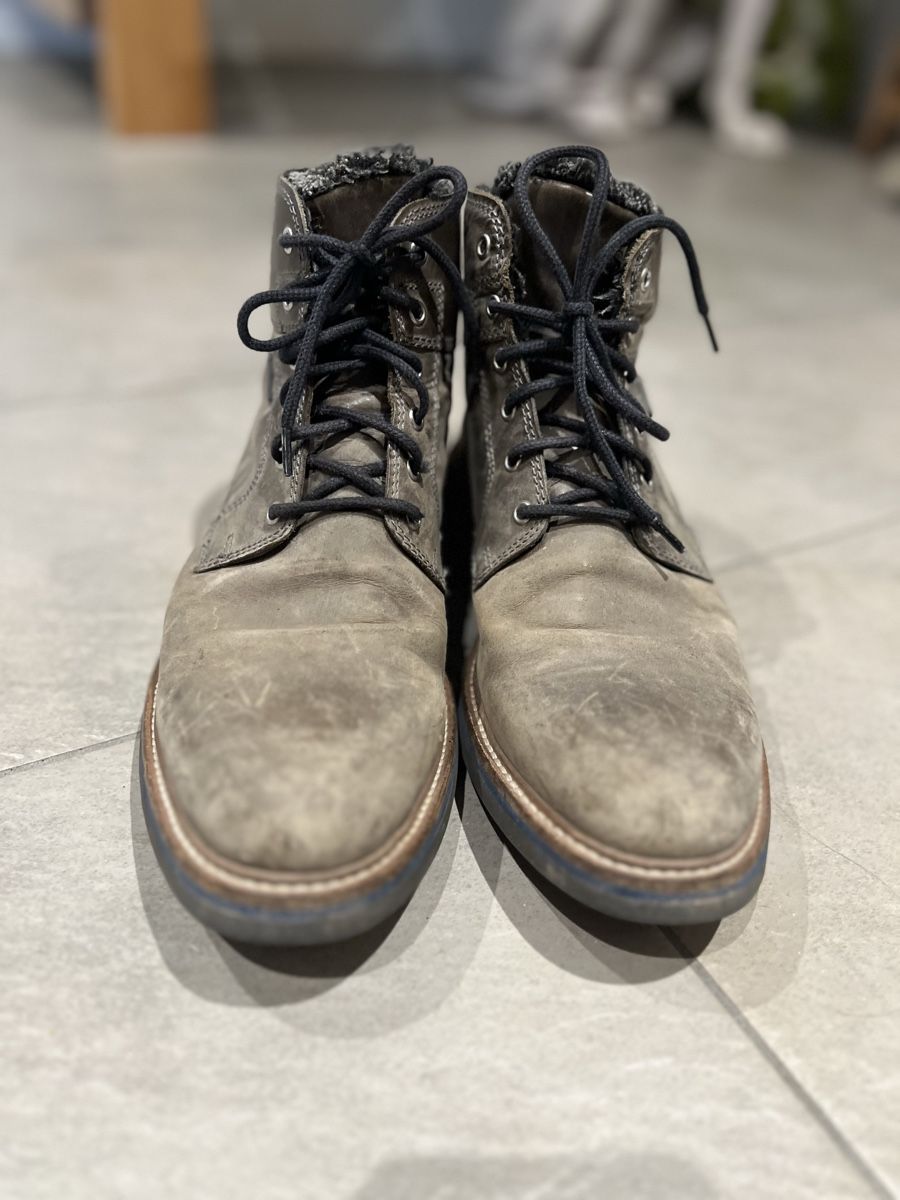 Scarpe da uomo: Starson Herren Winterstiefel, Grösse 44, Leder – Usato da Langenthal venduto da ivet7 1