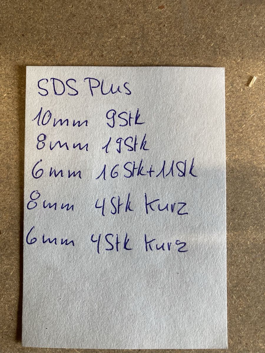 Bohrmaschinen: SDS-Plus Betonbohrer, 6mm, 8mm, 10mm, – Neu (gemäss Beschreibung) aus Uerkheim von Dealer-4813 6