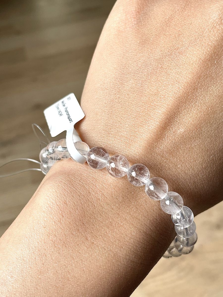 Bracciali & Braccialetti: Neues Quarz Armband, durchsichtig – Nuovo e nell'imballaggio originale da Schiers venduto da sisikristall