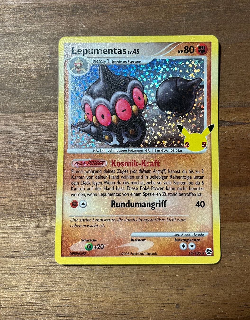 Pokémon Carte collezionabili: Pokémon Karte Lepumentas – Usato da Schötz venduto da Jekyll666