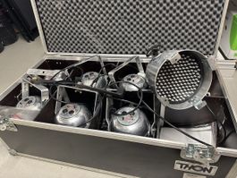 8x LED PAR65 Starville MK1 inkl. Case