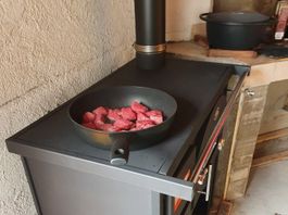 Holzofen / Kochherd Modell: Vielfaldo. Mit Montage möglich.