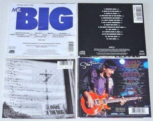 CD: 4CD's - White Ford, Santana, Mr. Big, the Commitments – Usato da Unterbäch VS venduto da diquq 1