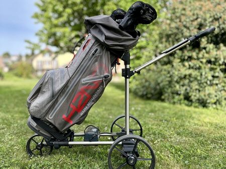 Ensemble de 12 clubs droitiers Callaway+chariot Flatcat+sac
