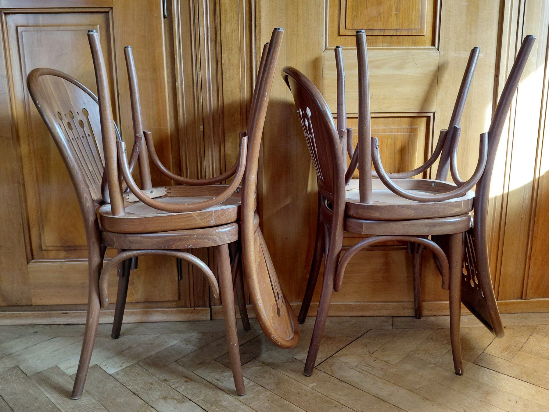 Sedie: 4 x Bistrostühle im Thonet-Stil – Usato da Winterthur venduto da SilverFR 9