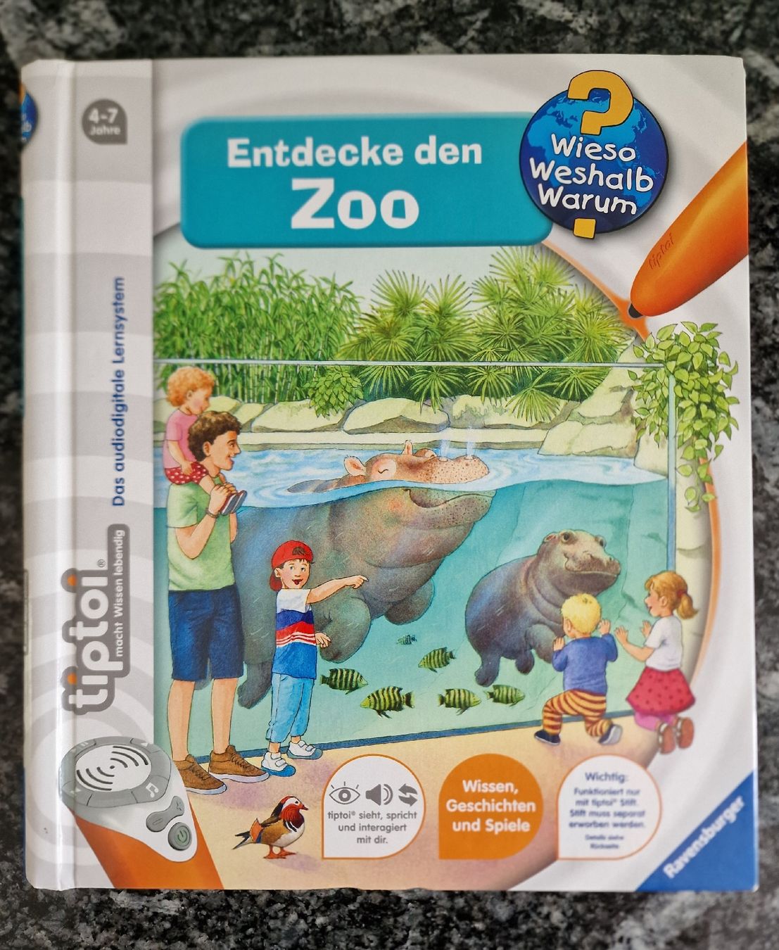 Libri: tiptoi Buch: Entdecke den Zoo – Nuovo (secondo la descrizione) da Uster venduto da Gulabin
