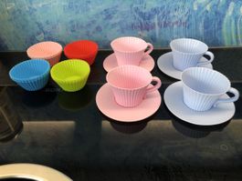 Muffins Formen Backformen Kuchenformen Tassen Silikonformen