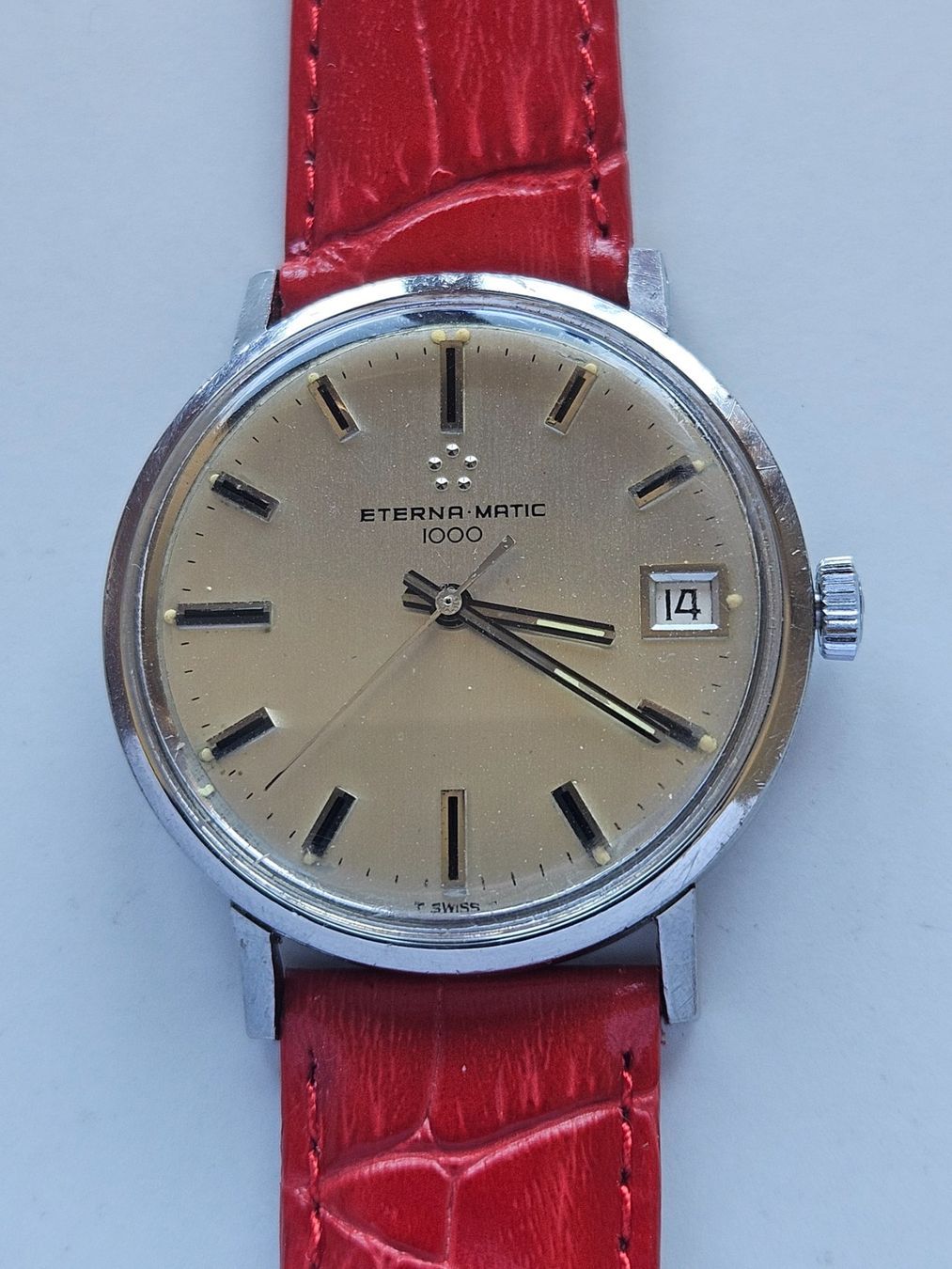 Eterna Orologi: 261 Eterna Matic 1000 Date 1966 Kal. 1489K – Usato da Berikon venduto da mmm21