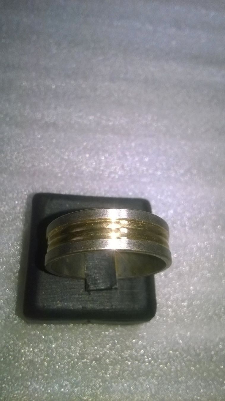 Anelli: RING EDELSTHAL,,,VERGOLDET UND VERSILBERT – Nuovo (secondo la descrizione) da Basel venduto da bijoutrie_4 3