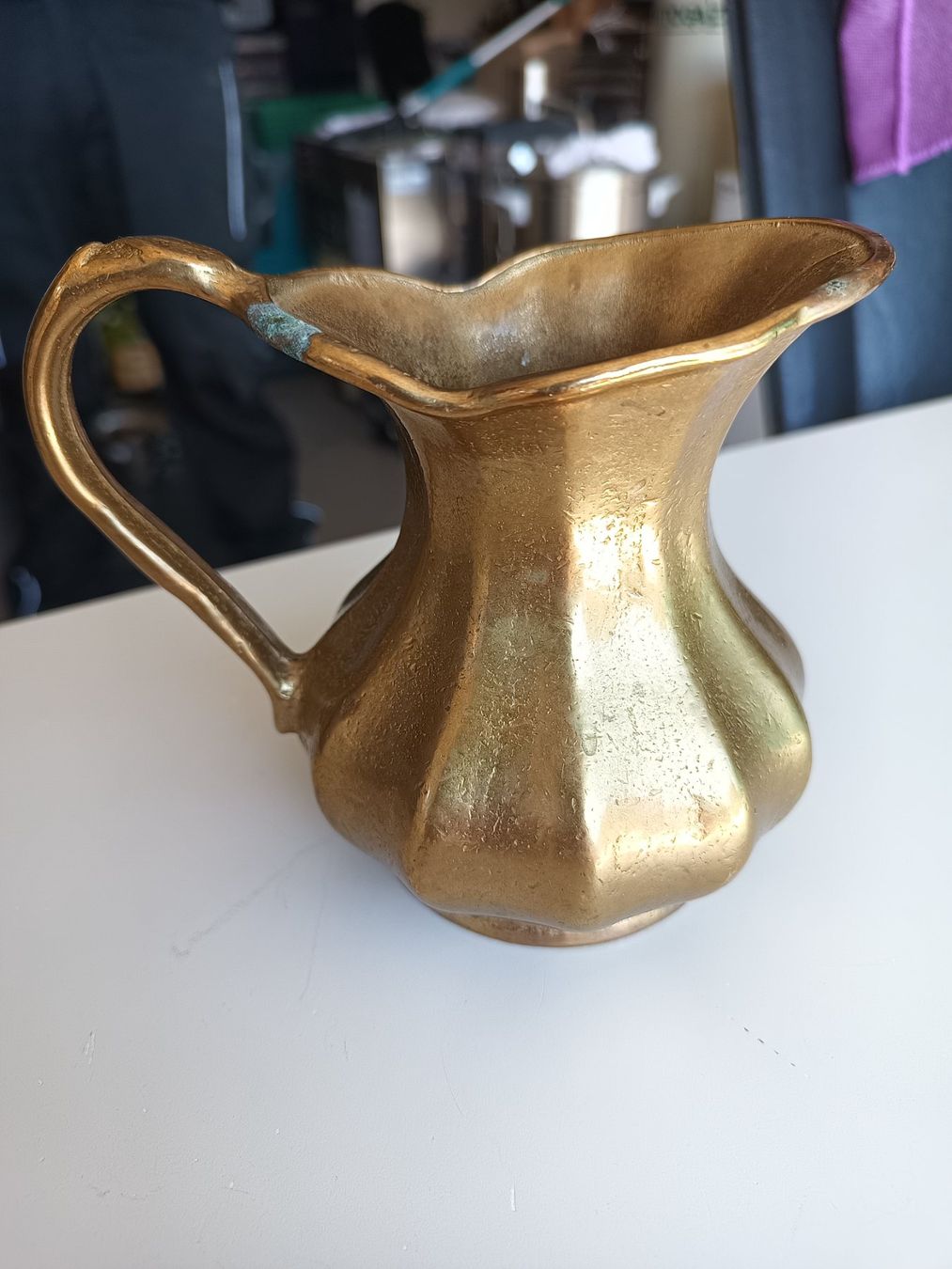 Caraffe: Messing Krug – Usato da Oberegg venduto da A-Z.Handel.Loehrer