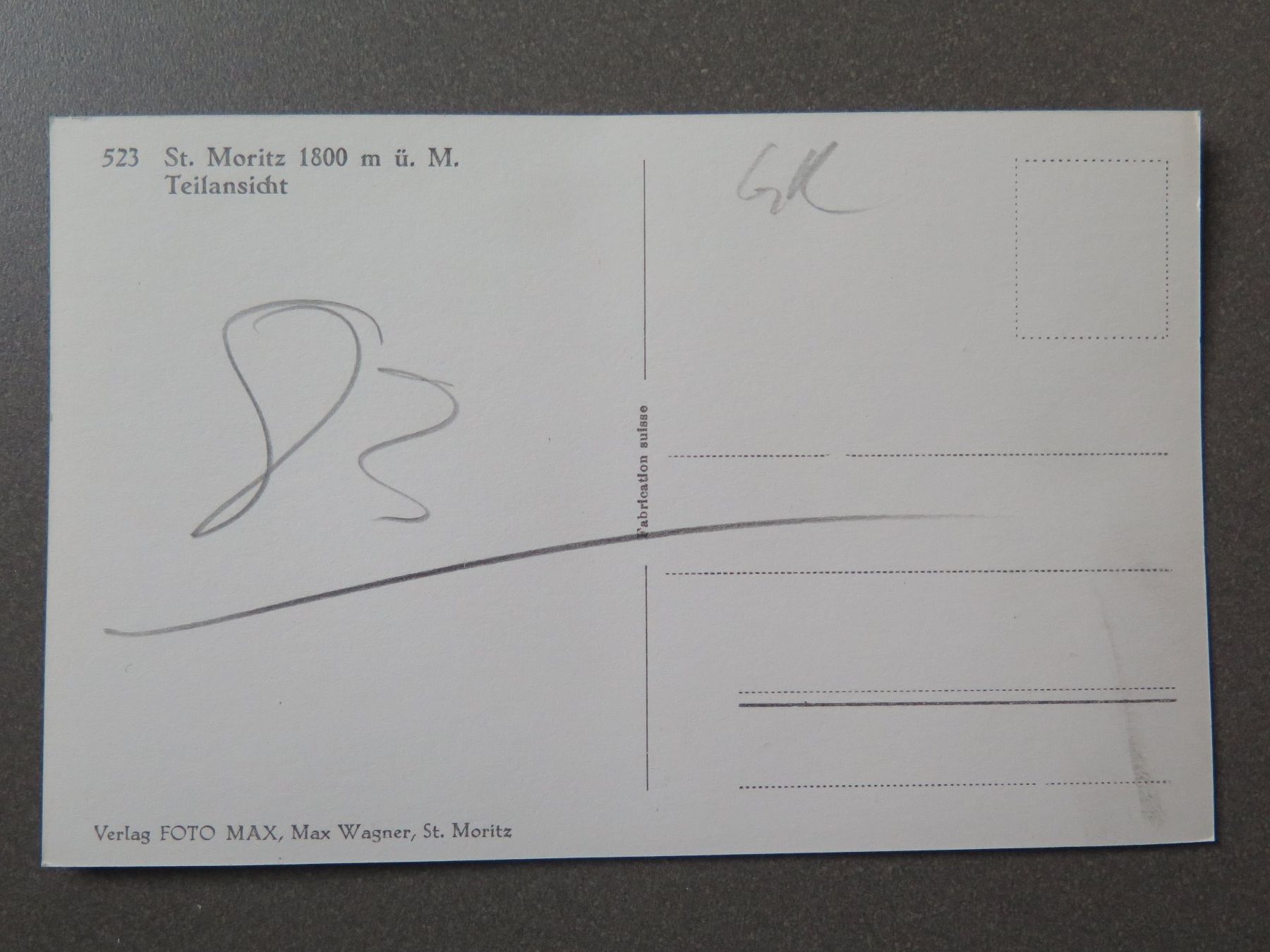 Cartoline postali: ST. MORITZ - PARTIE DES ORTES – Usato da Wittenbach venduto da lipasal 1