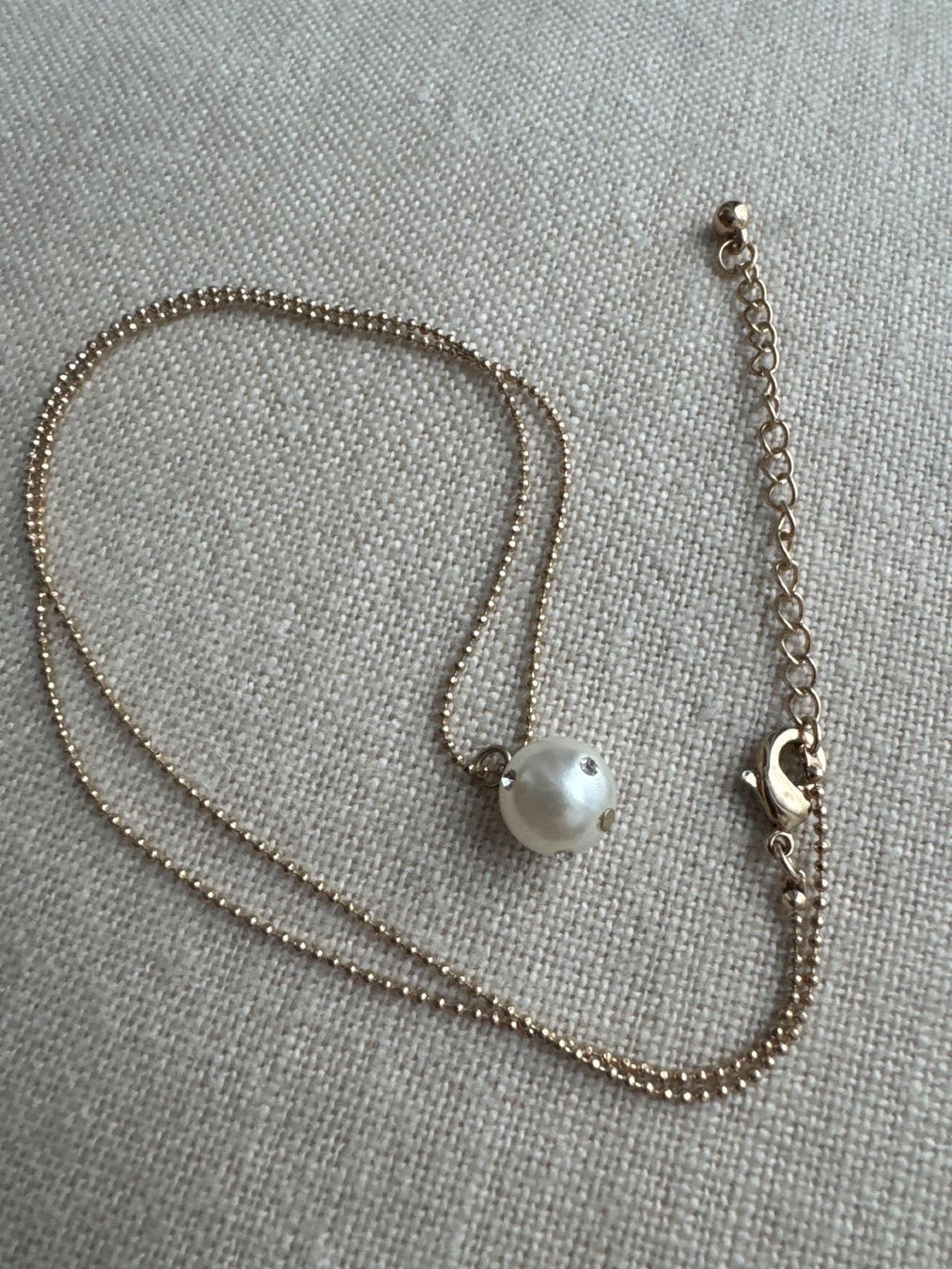 Ketten: Halskette mit Perle ✨ NEU! – Neu (gemäss Beschreibung) aus Brütten von Rod816 1