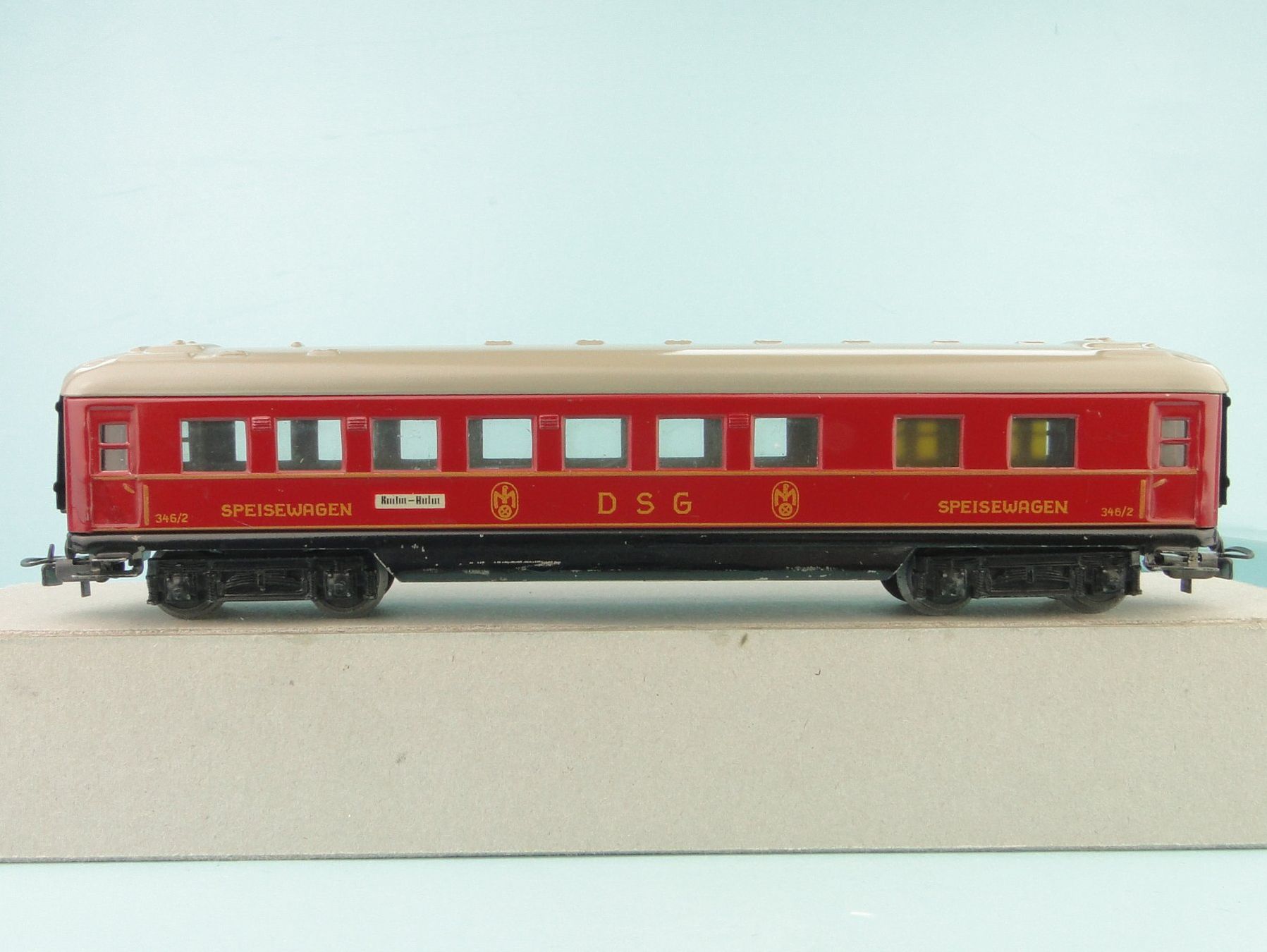 Märklin Modellini di ferrovie: Märklin H0 346/2 Speisewagen – Usato da Bülach venduto da cann11 3
