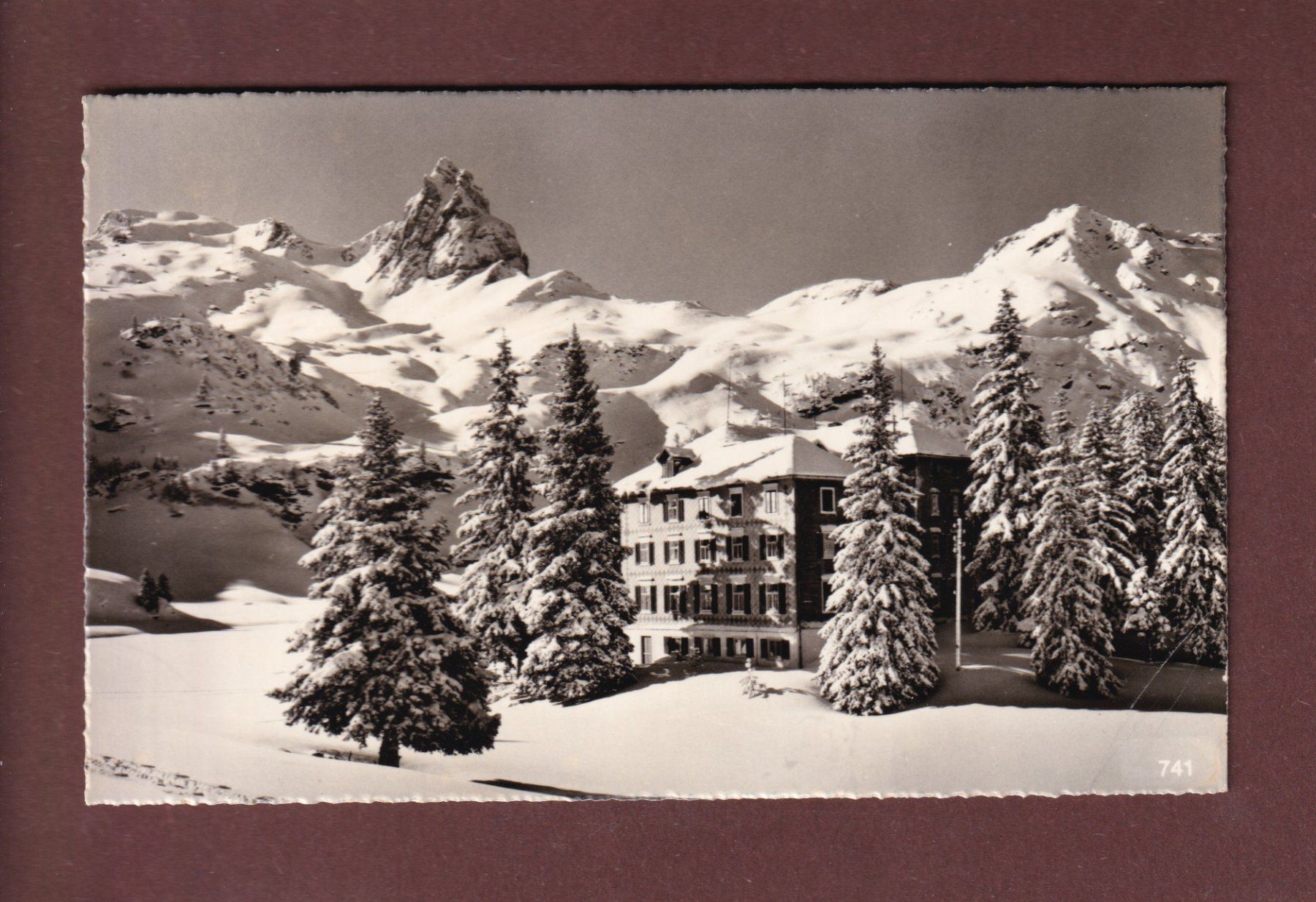 Ansichtskarten: Oberterzen - Hotel SEEBENALP - 1966 // Eckbug // – Gebraucht aus Pully von nicecards-shop