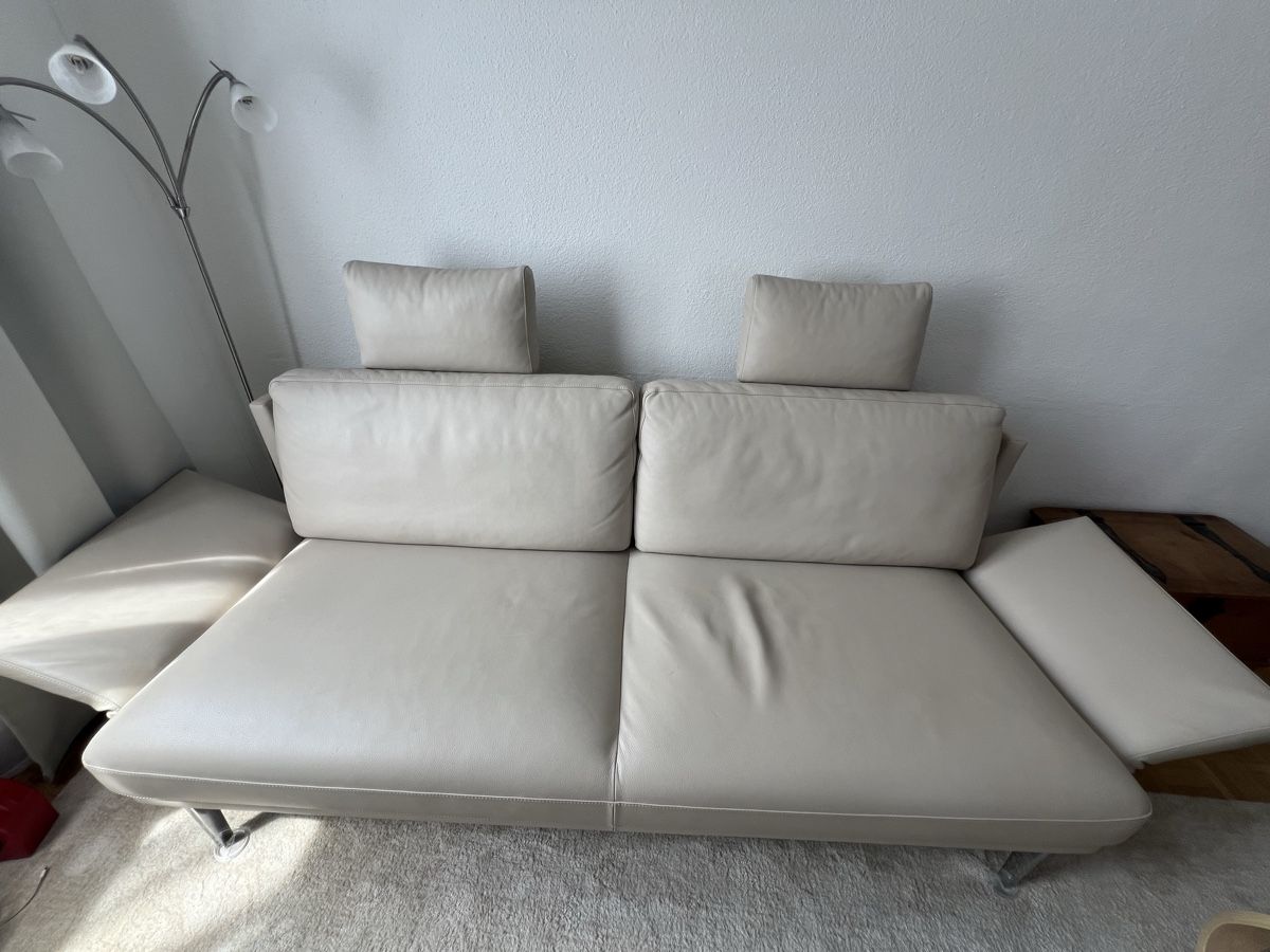 Intertime Sofas: Edles Ledersofa von Intertime – Schweizer Designqualität – Gebraucht aus Malters von sab_zdz6 1