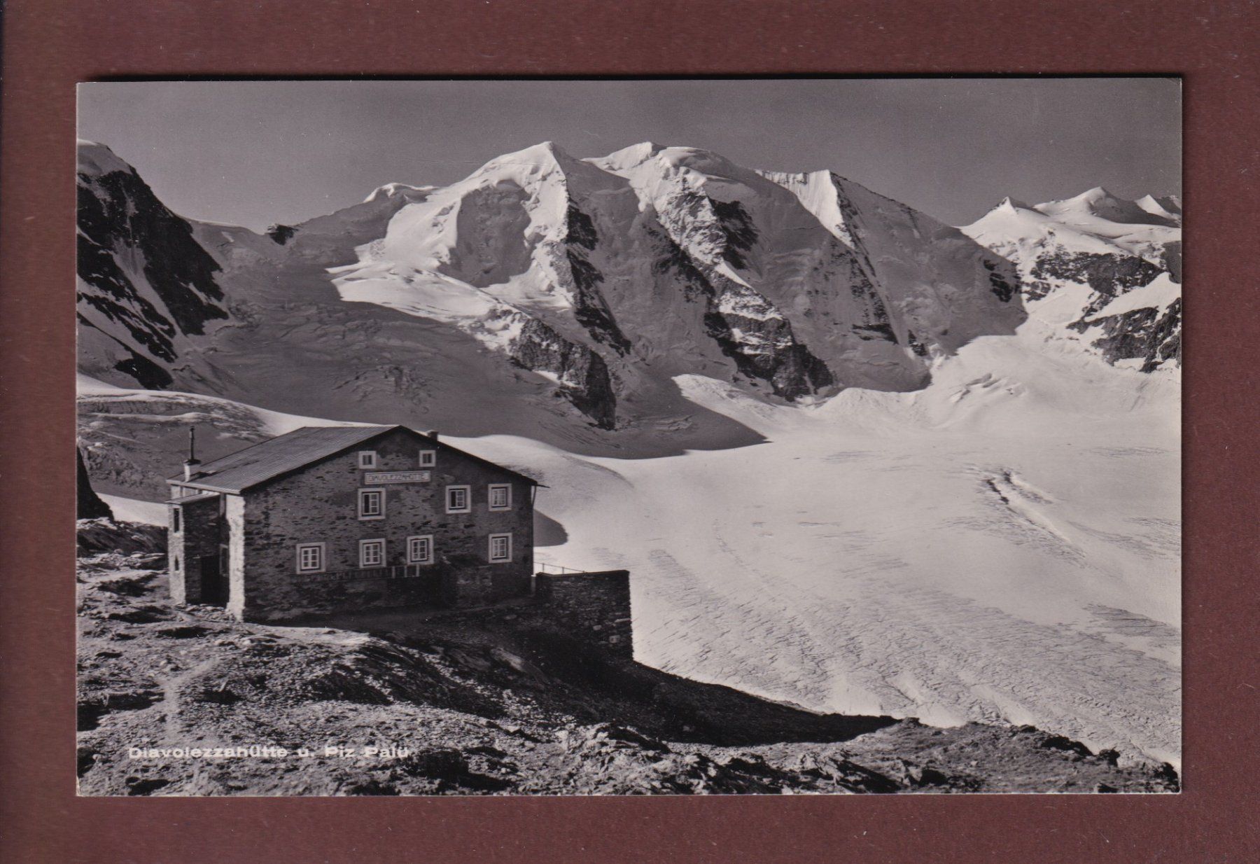 Cartoline postali: DIAVOLEZZAHÜTTE - Piz Palü – Usato da Pully venduto da nicecards