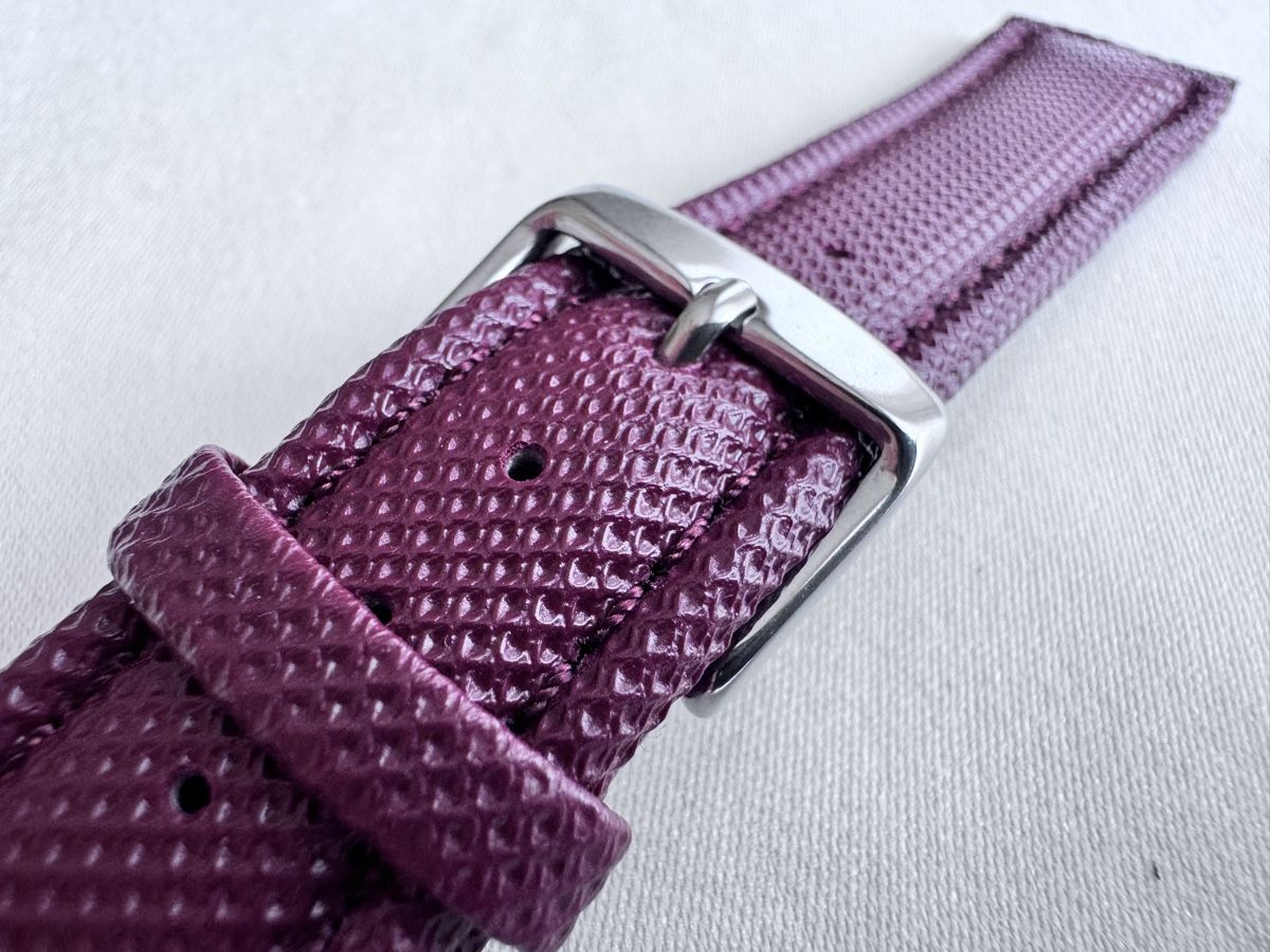 Bracciali & Braccialetti: 5 20mm NEW Purple Watch Straps, Textured – Nuovo (secondo la descrizione) da Zürich venduto da 613_g8jy 3