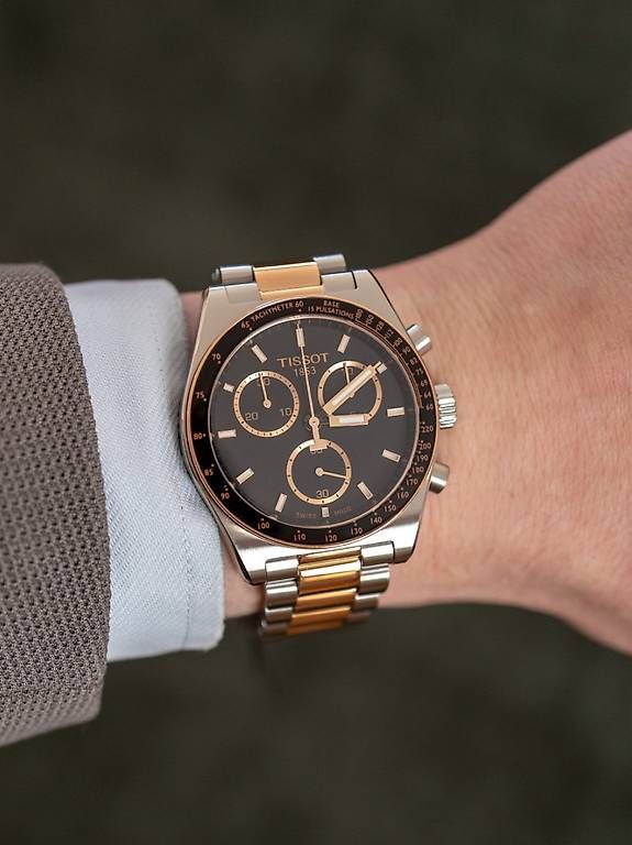 Tissot Uhren: Tissot PR516 Chronograph Rosegold – Gebraucht aus Buchs ZH von Josefmanel