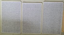 3 Stk. Türvorlege Fussmatte Eingangsteppich 80x50cm
