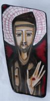 Vintage Keramik Wandbild RUFINELLI ASSISI San Francesco