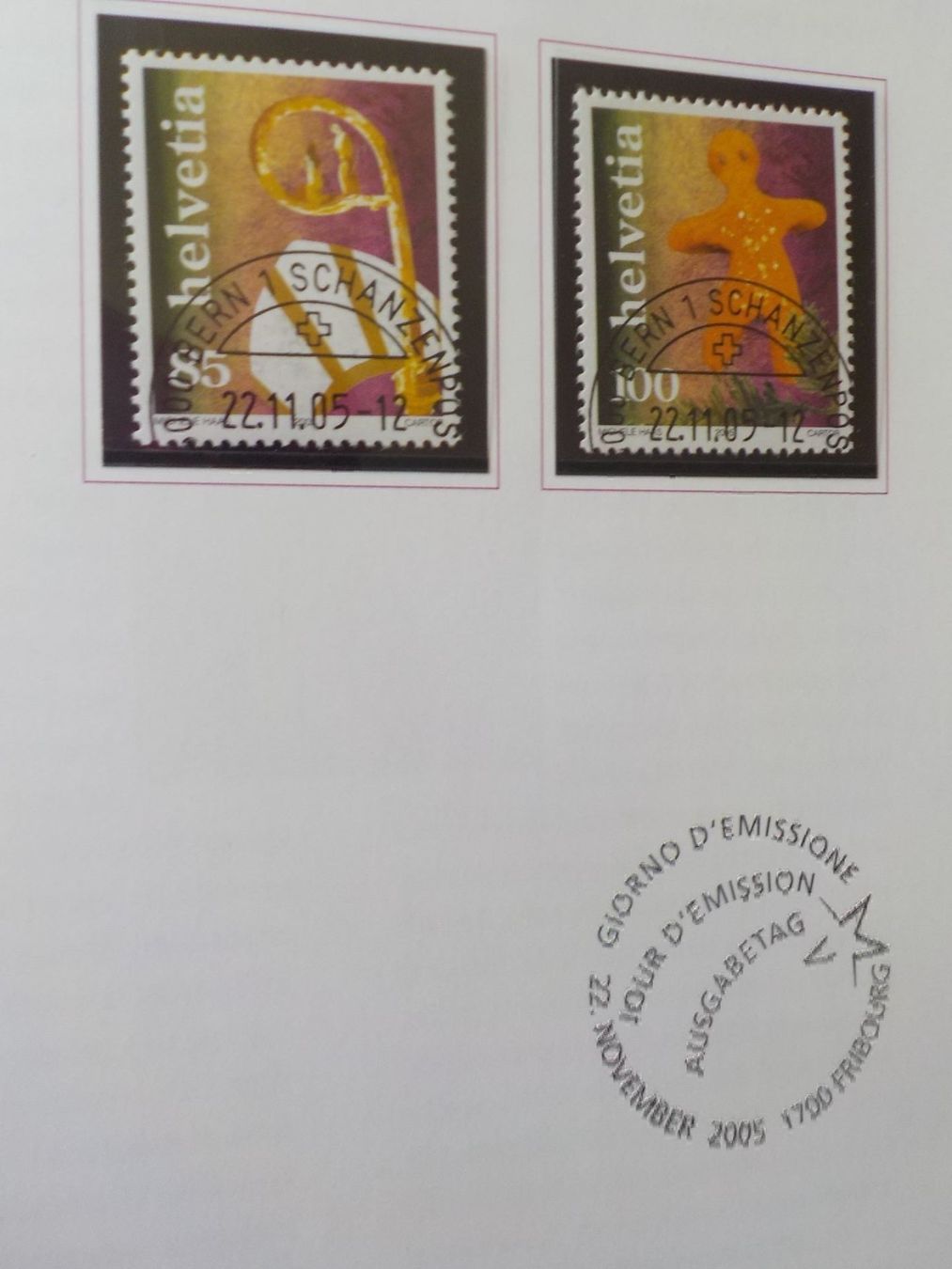 Tutti i francobolli: 2005, AmtlicheAusgabe der Schweiz. Post – Nuovo (secondo la descrizione) da Muri b. Bern venduto da Ricardoverkauf 9