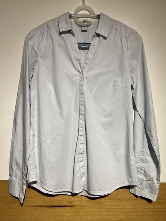 H&M Damenbluse hellblau Gr. 36 Business Büro Elegant Modern