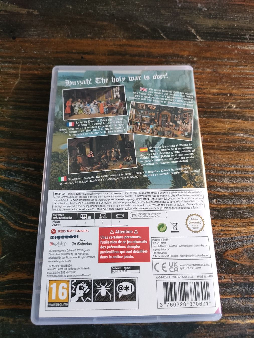 Nintendo Spiele: The Procession to Calvary sur Switch – Gebraucht aus La Chaux-de-Fonds von nwa_w9zt 1
