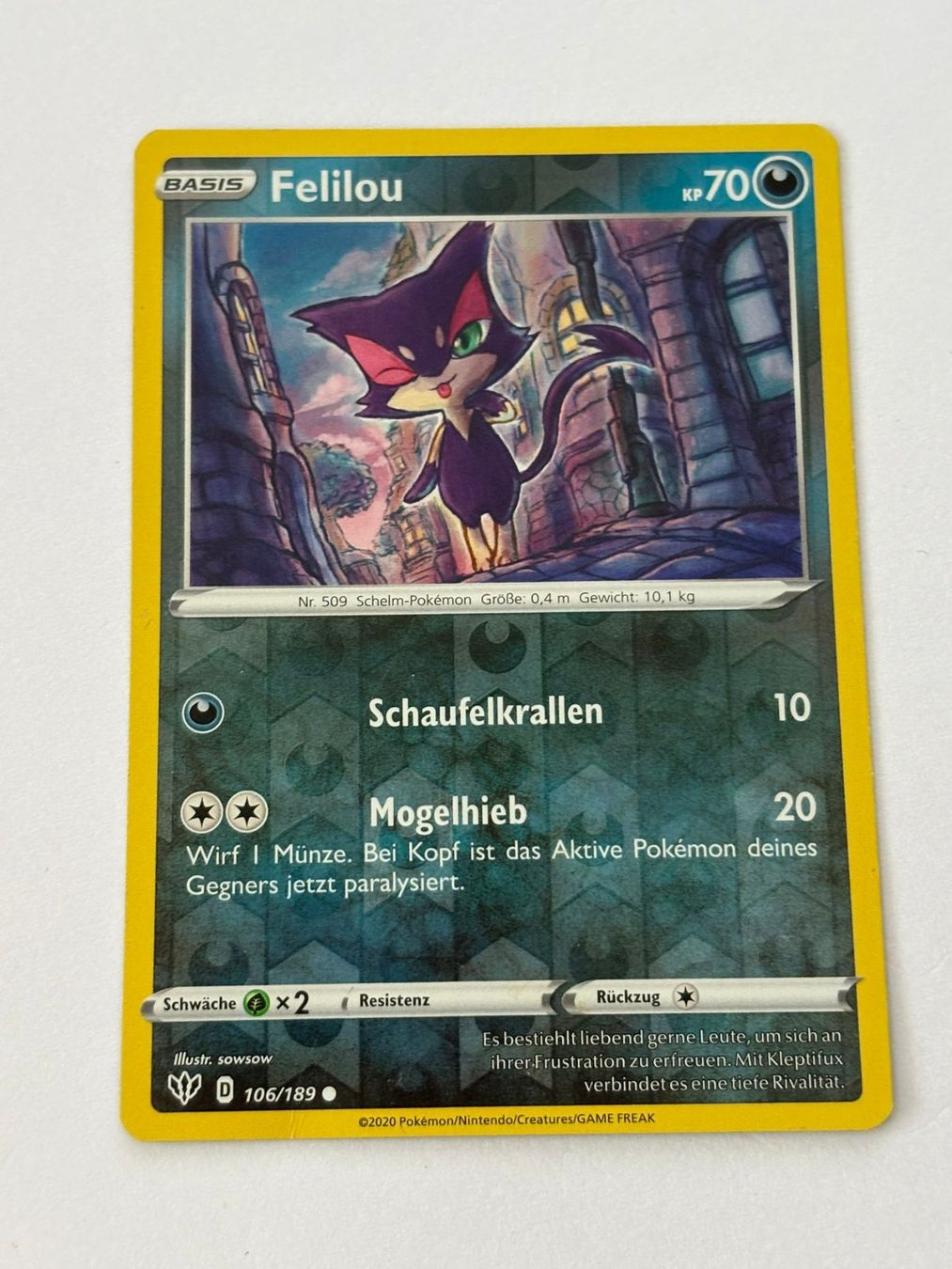 Pokémon Carte collezionabili: Felilou 106/189 – Usato da Herisau venduto da Seyashop_2