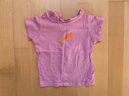 Caramel T-shirt for baby size 2 years 100% cotton