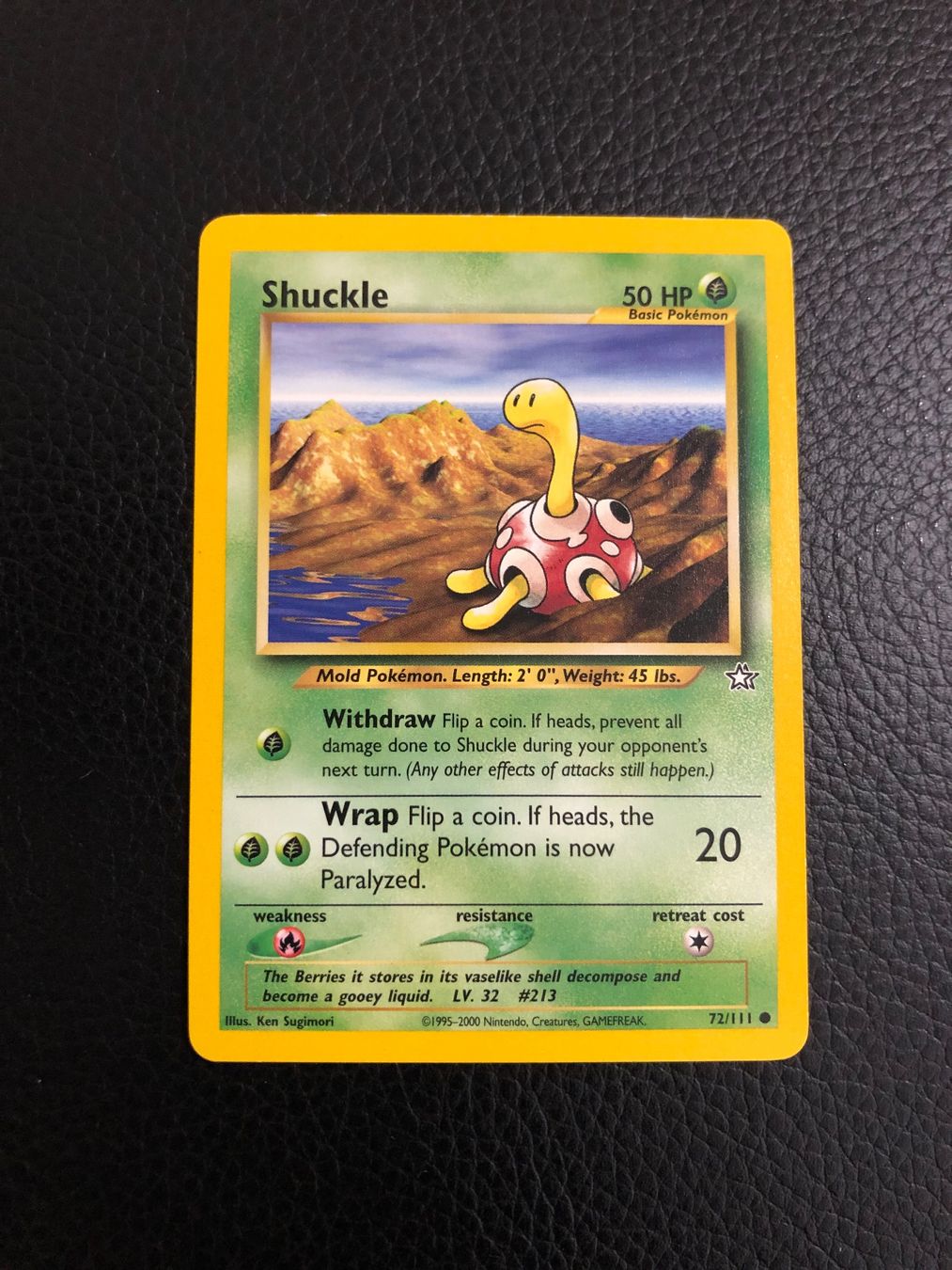 Pokémon Sammelbilder & Trading cards: Neo Genesis Shuckle 72/111 Ab 1 – Gebraucht aus Paradiso von Pkmn10