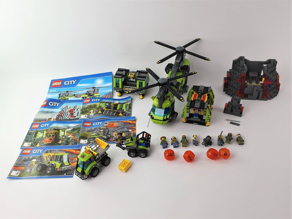 LEGO CITY Vulkan Station Helikopter | Kaufen auf