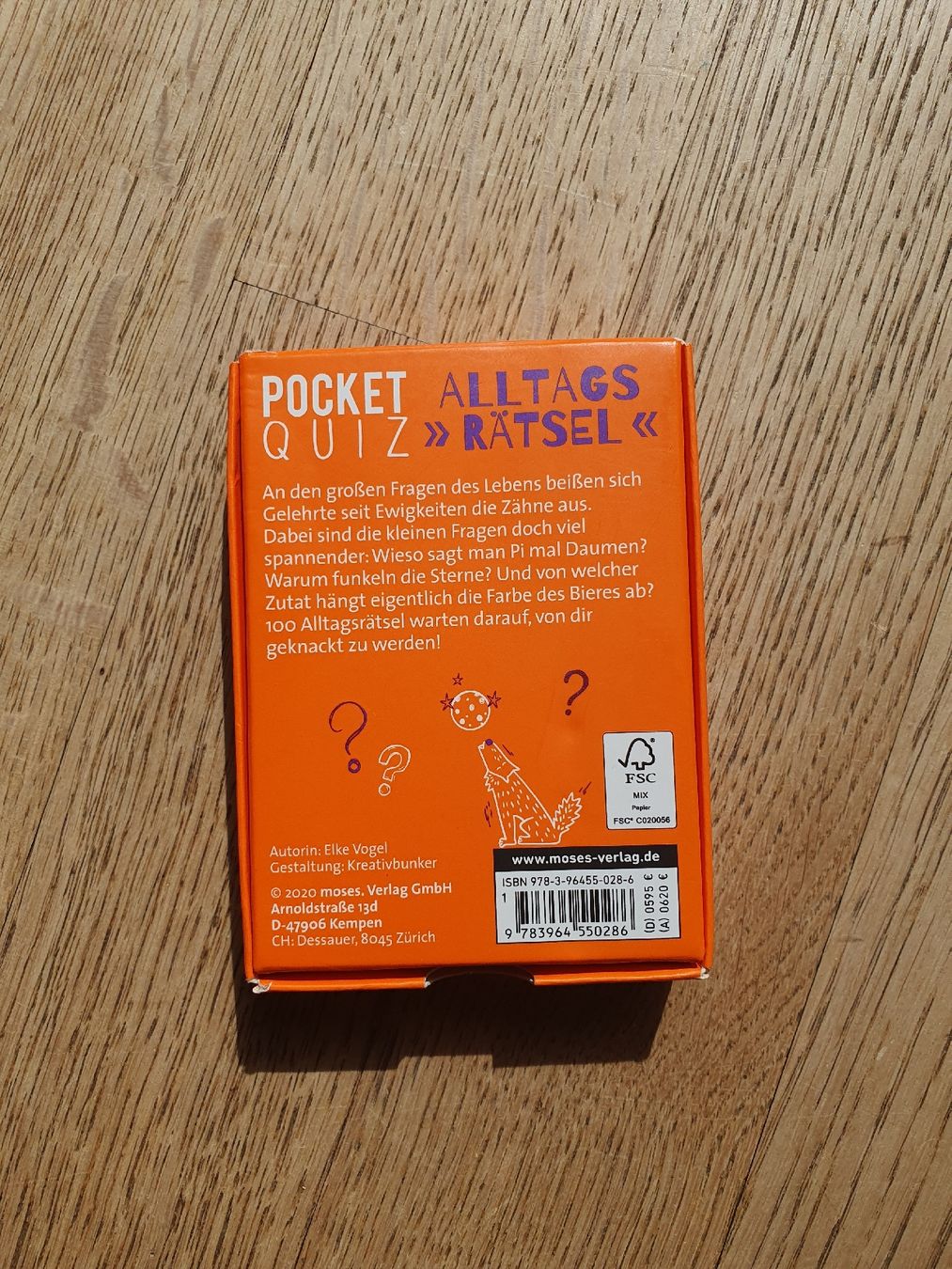 Spiele: Moses Pocket Quiz Alltags Rätsel – Gebraucht aus Sirnach von eftix 1