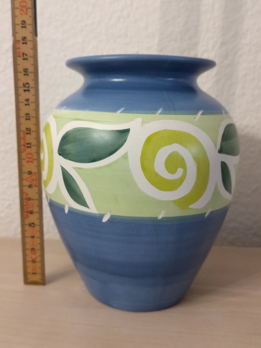 Vasen & Gefässe: Handbemalte Vase mit floralem Dekor – Gebraucht aus Möhlin von MeisterHora 5