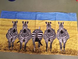Zebra Badetuch