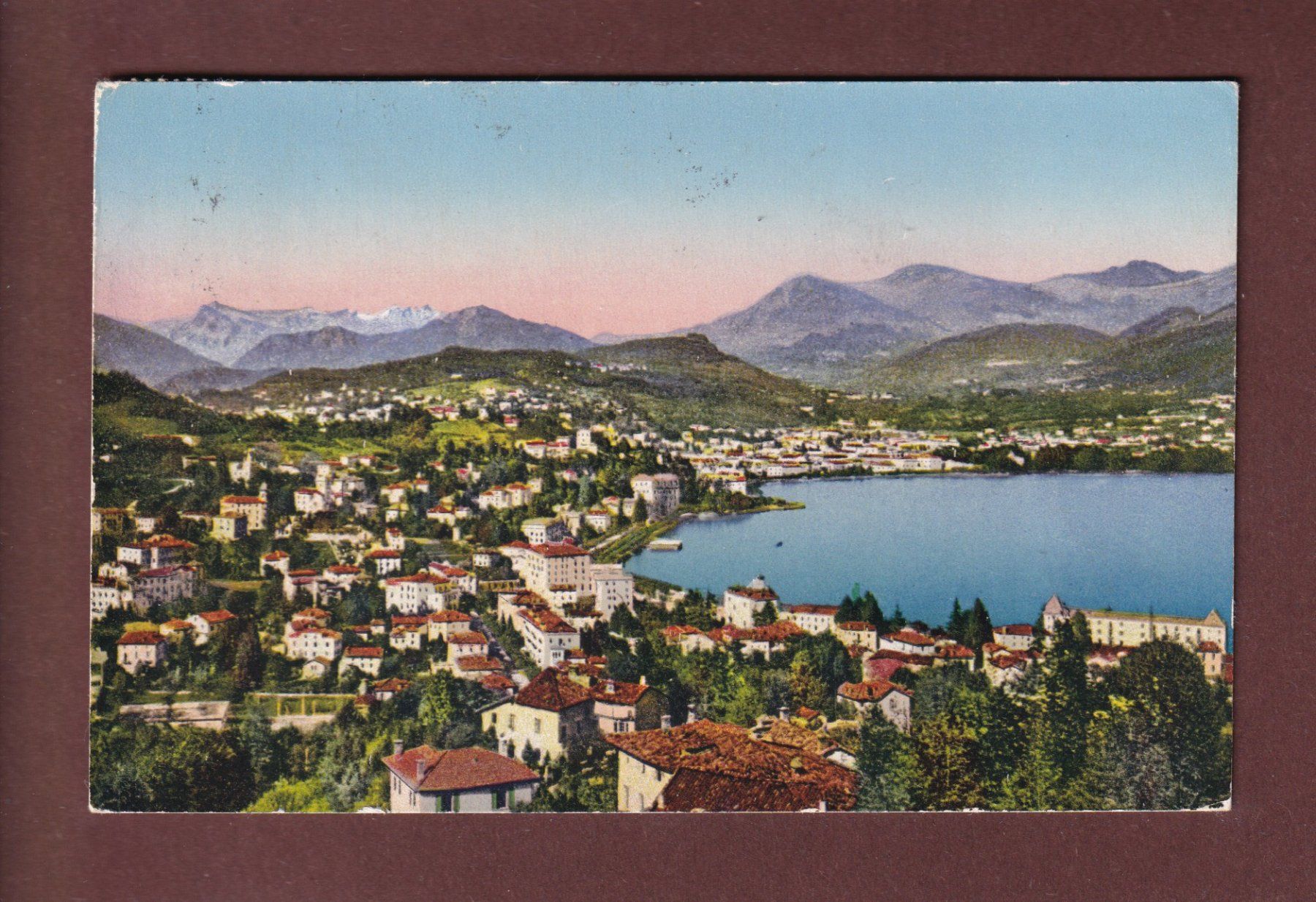 Cartoline postali: LUGANO - Paradiso - 1929 – Usato da Pully venduto da nicecards