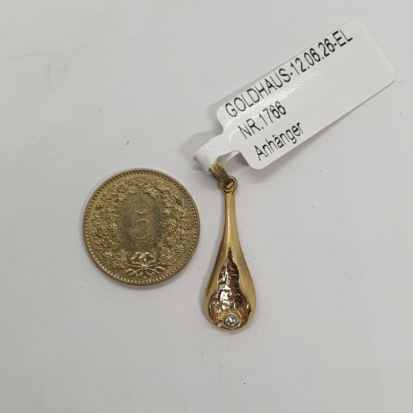 Ciondoli: Echt 9K Gold Anhänger – Usato da Luzern venduto da Luzern-Goldhaus 4