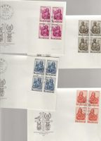 enveloppe FDC 381-384 Evangelistes   bloc de 4 Fr. 350.--