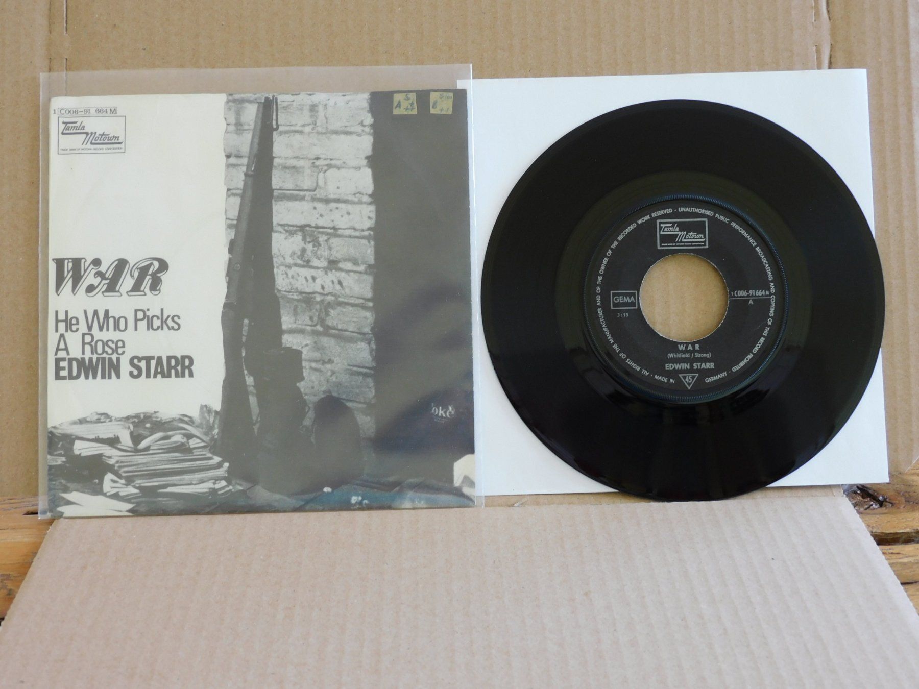 Dischi in vinile: Edwin Starr – War / He Who Picks A Rose – Usato da Emmenbrücke venduto da lamorak