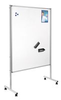 MULTIBOARD Textil grau / emailliert 120x150cm