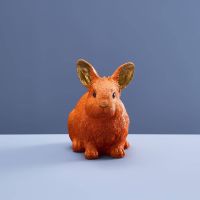 Spardose Hase, orange-goldig, Deko, Ostern!